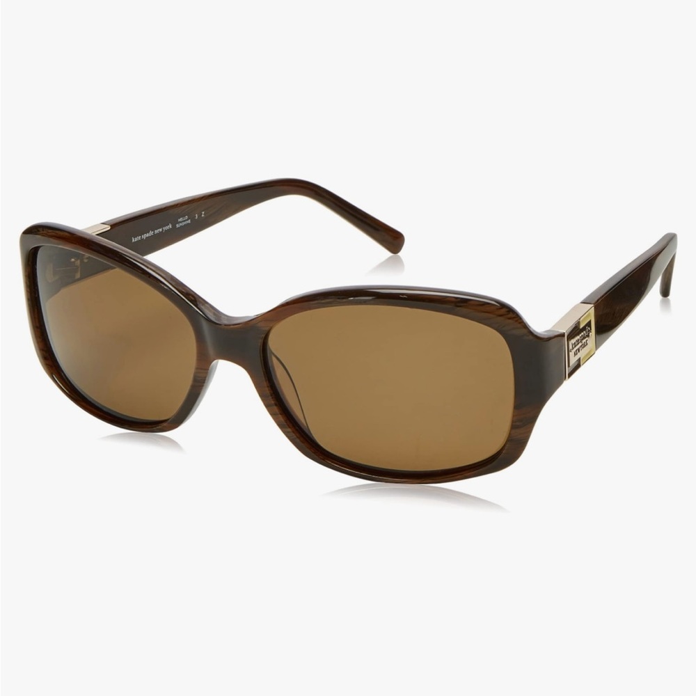 Kate Spade New York Women's Annika Rectangular Polarized Sunglasses